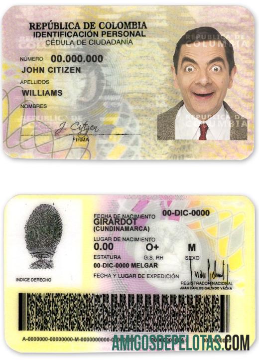 Colombia ID (2010 – 2020) amostra